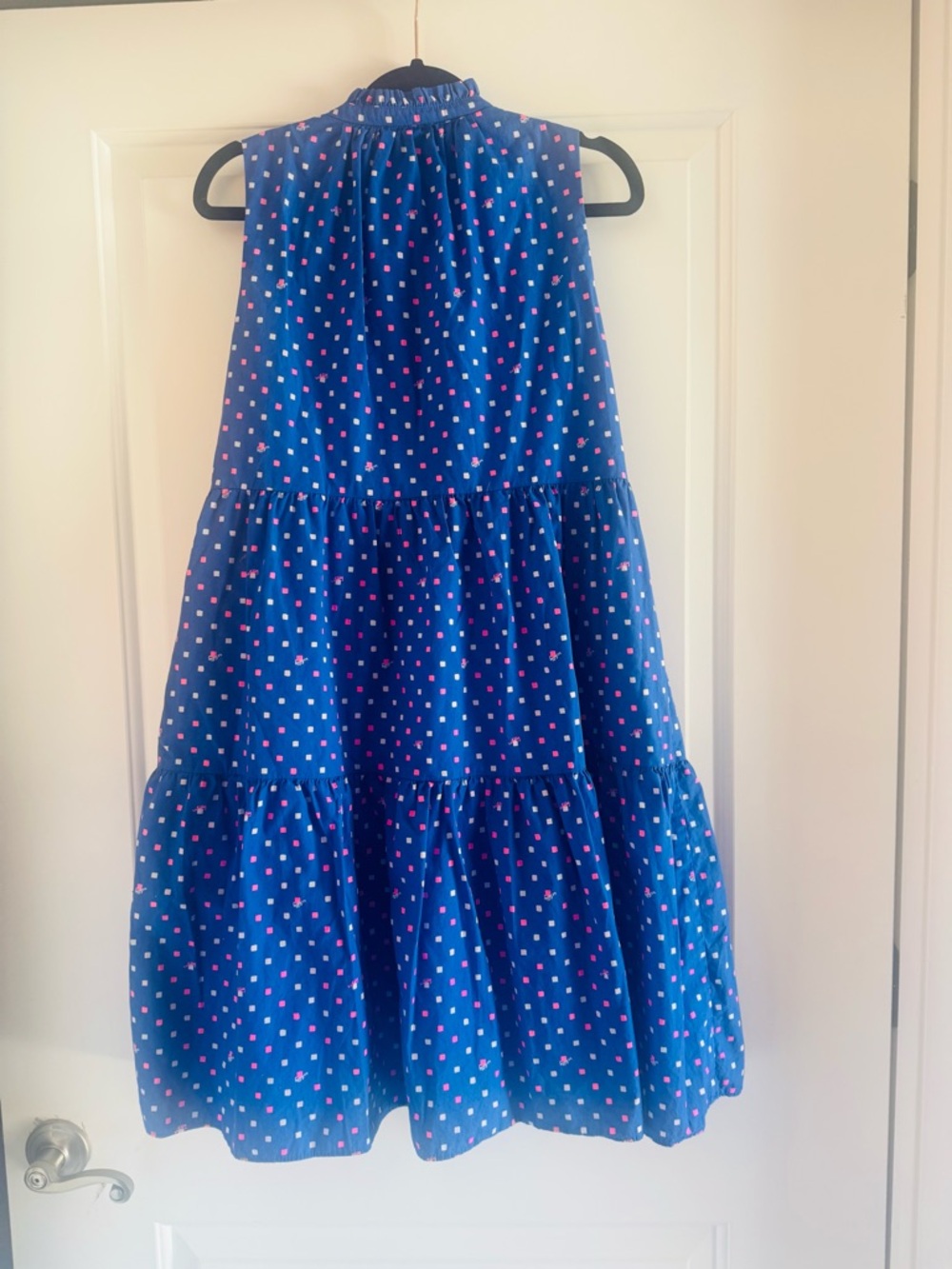Lilly Pulitzer Novella Swing Dress in Borealis Blue Lilly Squared size medium - Picture 2 of 7